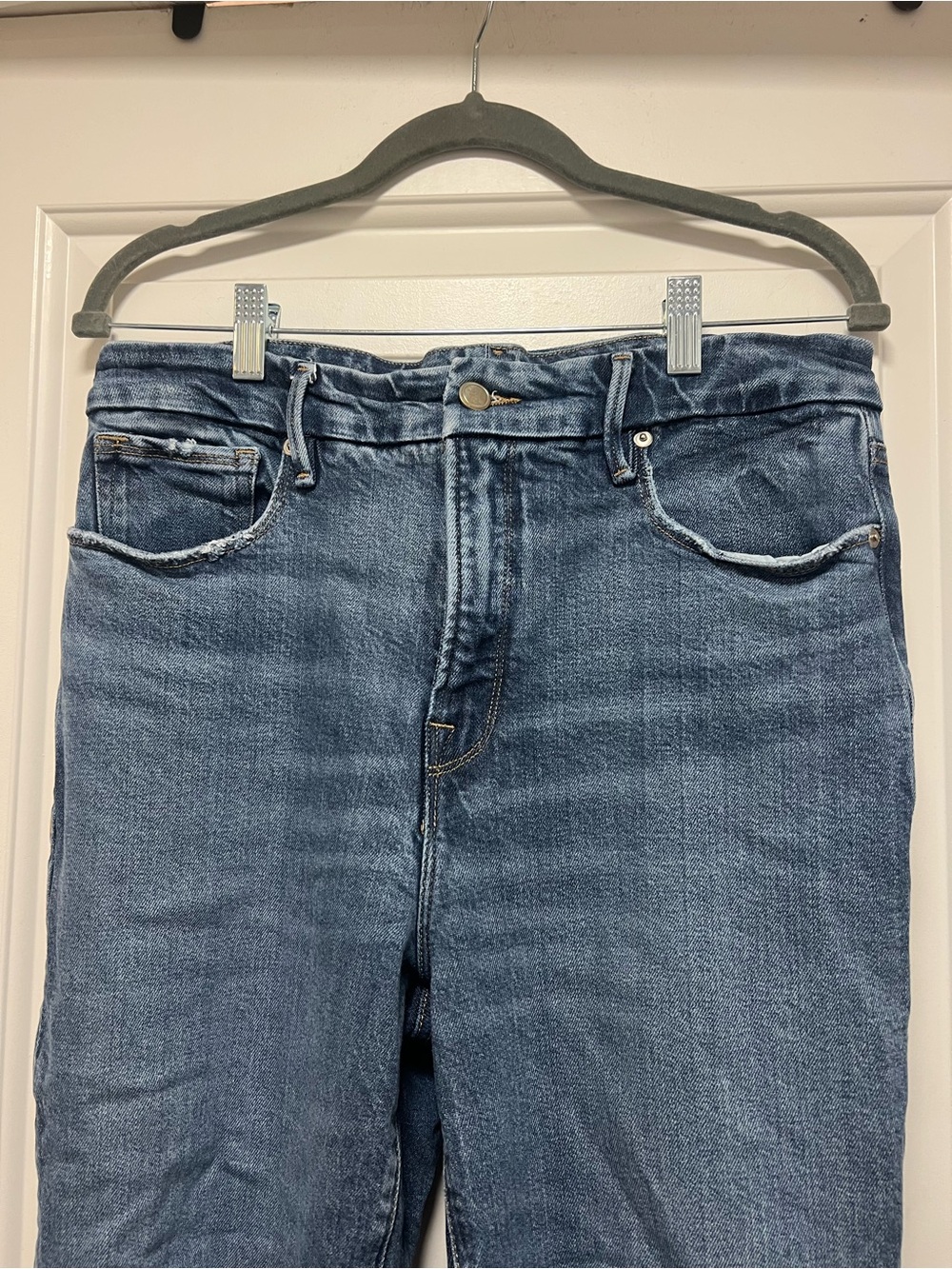 Good American Classic High-Rise Women's Blue Jeans
